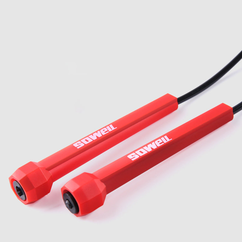 Fitness Crossfit Skipping Rope Cord Speed Jumping Exercise Equipment Adjustable Boxing Skipping Sport Rope Red Black