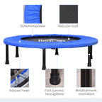 Fitness Trampolin Ø91 Cm Mini Trampoline Mit Rutschfesten Füßen Schwarz+Blau