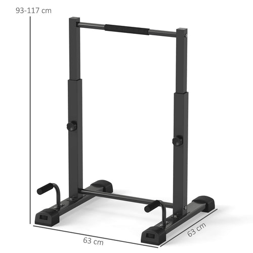 Dipstation med dipstångar, maximal belastning 540 kg, höjdjusterbar