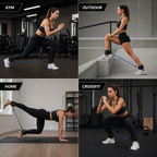 Fitnessbänder Set mit Fußschlaufen | Widerstandsbänder für Po- & Beintraining