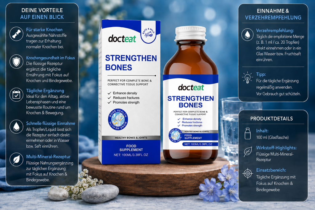 Gotas Multi-Mineral para Articulações e Ossos
