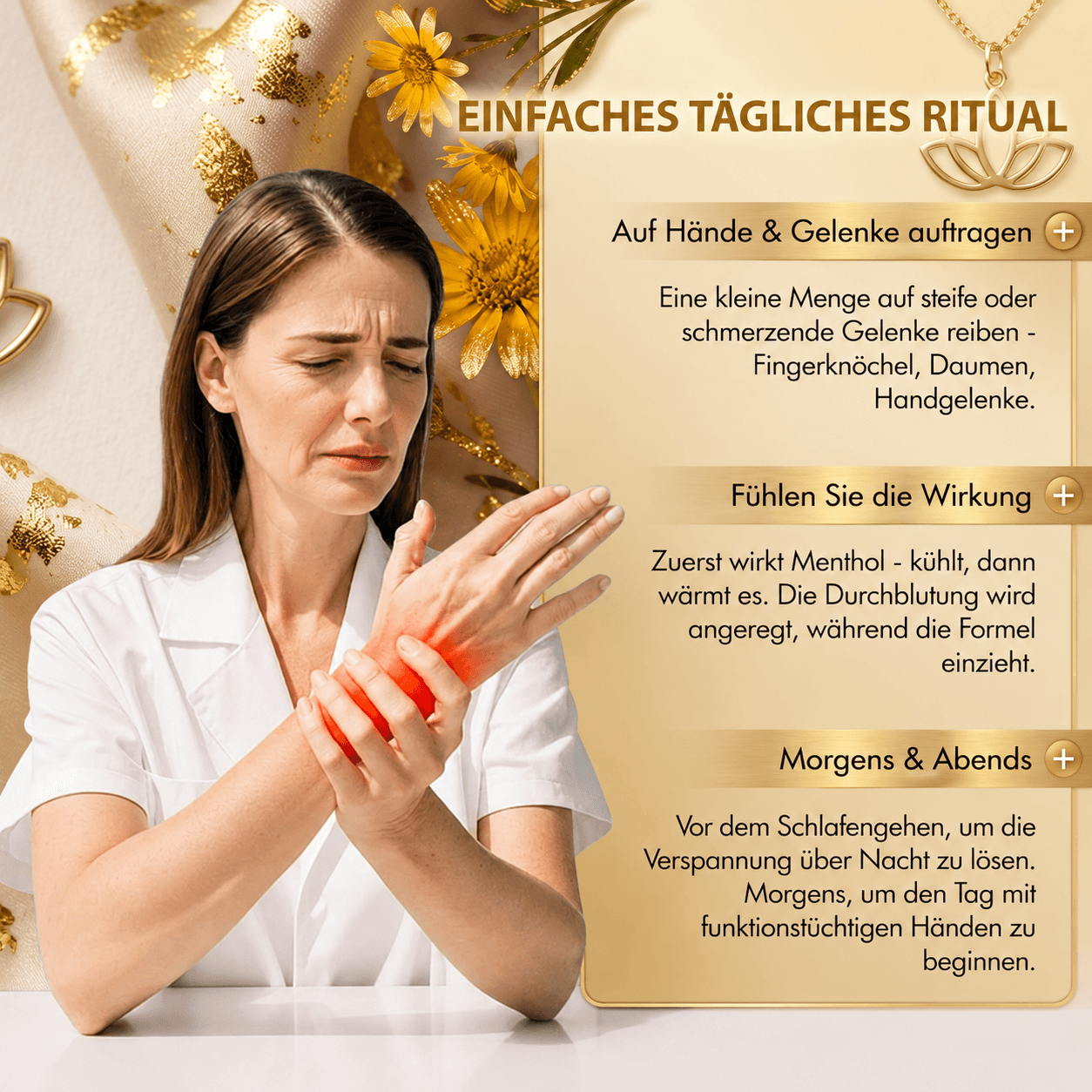 Crema contra dolores articulares y rigidez con árnica y magnesio