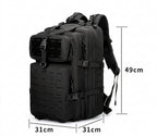 Taktisk 45L Outdoor Rygsæk - Ergonomisk, Rivningsfast & Vandtæt