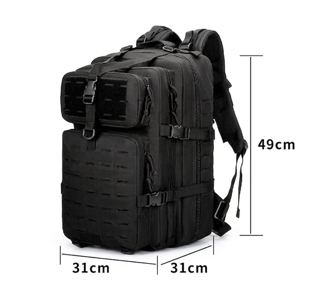 Taktisk 45L Outdoor Rygsæk - Ergonomisk, Rivningsfast & Vandtæt