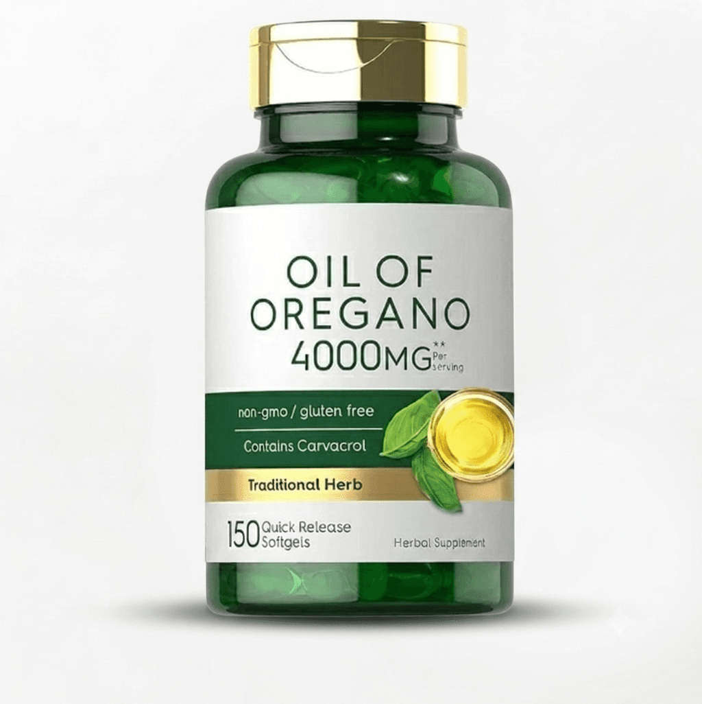 Cápsulas de óleo de orégão selvagem (150 Softgels): Proteção vegetal em dose elevada