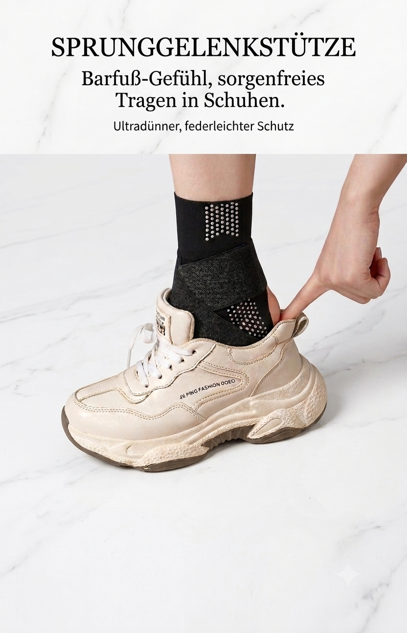 Verstelbare enkelbandage | Ultradunne enkelbandage voor sport en dagelijks gebruik met achterste fixatie