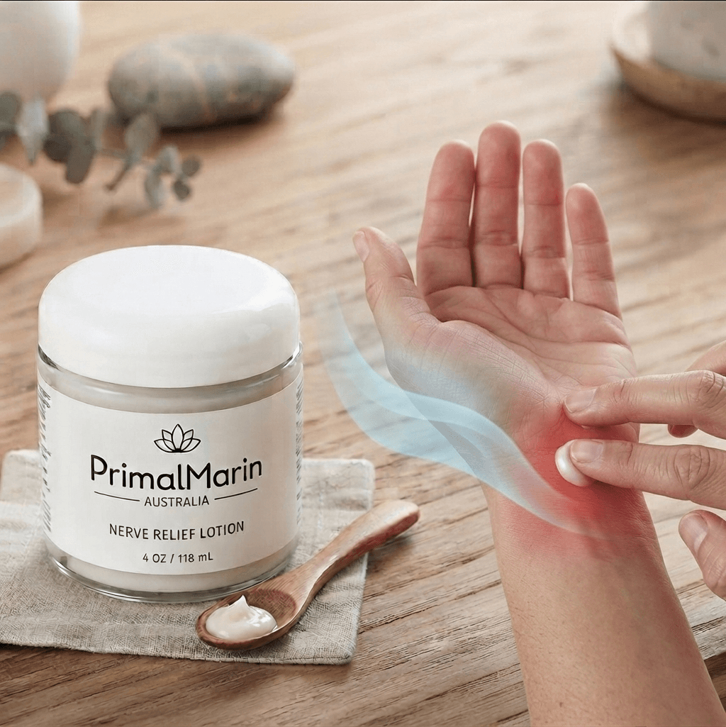 Schmerzcreme gegen Gelenkschmerzen & Steifheit mit Arnika & Magnesium.