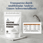 Reines Kreatin Monohydrat Pulver 100%: Für Kraft & Muskelaufbau.