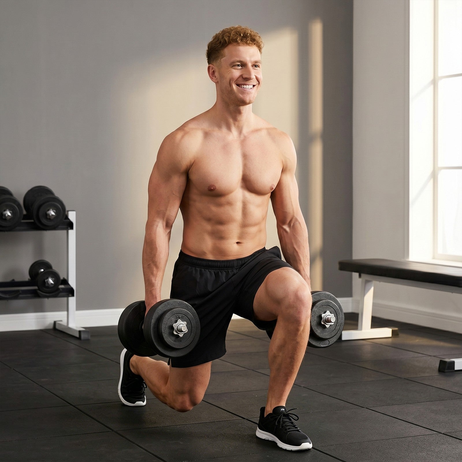 Hantelset 2Er Kurzhanteln, 50 Kg Kurzhantel Set Für Krafttraining, Fitness Stahl