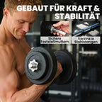 Hantelset 2Er Kurzhanteln, 50 Kg Kurzhantel Set Für Krafttraining, Fitness Stahl