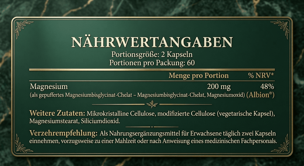 Magnezyum Glisinat Kapsüller