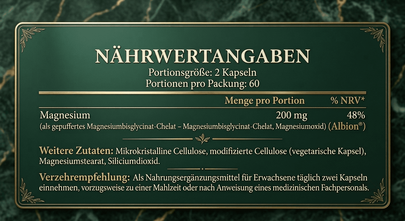 Magnezyum Glisinat Kapsüller