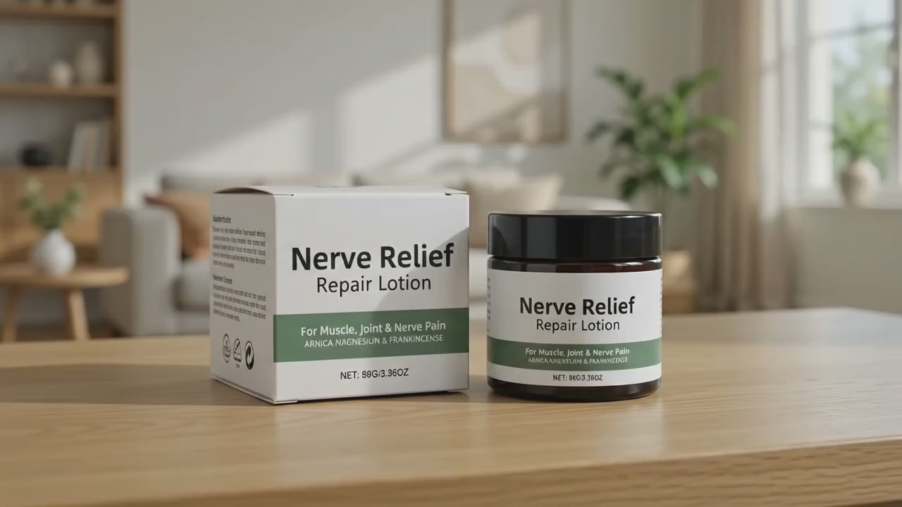 Nerv- och ledlinderande reparationslotion – Välgörande salva med magnesium och ringblomma